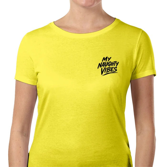 My Naughty Vibes Lady Fit T-Shirt - Slogan Logo