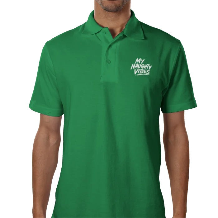 My Naughty Vibes Polo Shirt - Slogan Logo