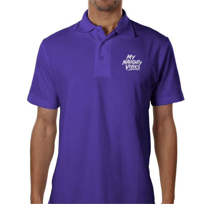 My Naughty Vibes Polo Shirt - Slogan Logo