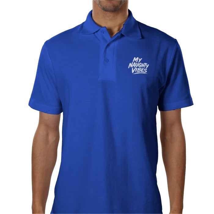 My Naughty Vibes Polo Shirt - Slogan Logo