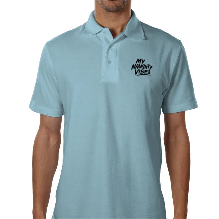 My Naughty Vibes Polo Shirt - Slogan Logo
