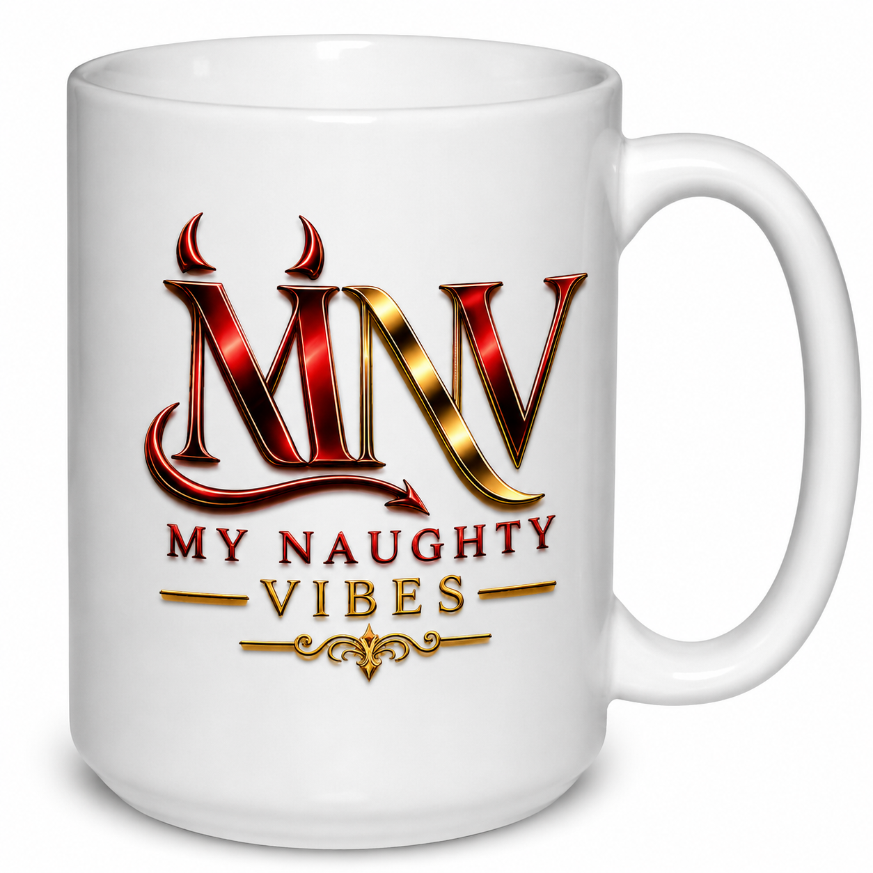 LIMITED EDITION My Naughty Vibes Logo Mighty Mug!
