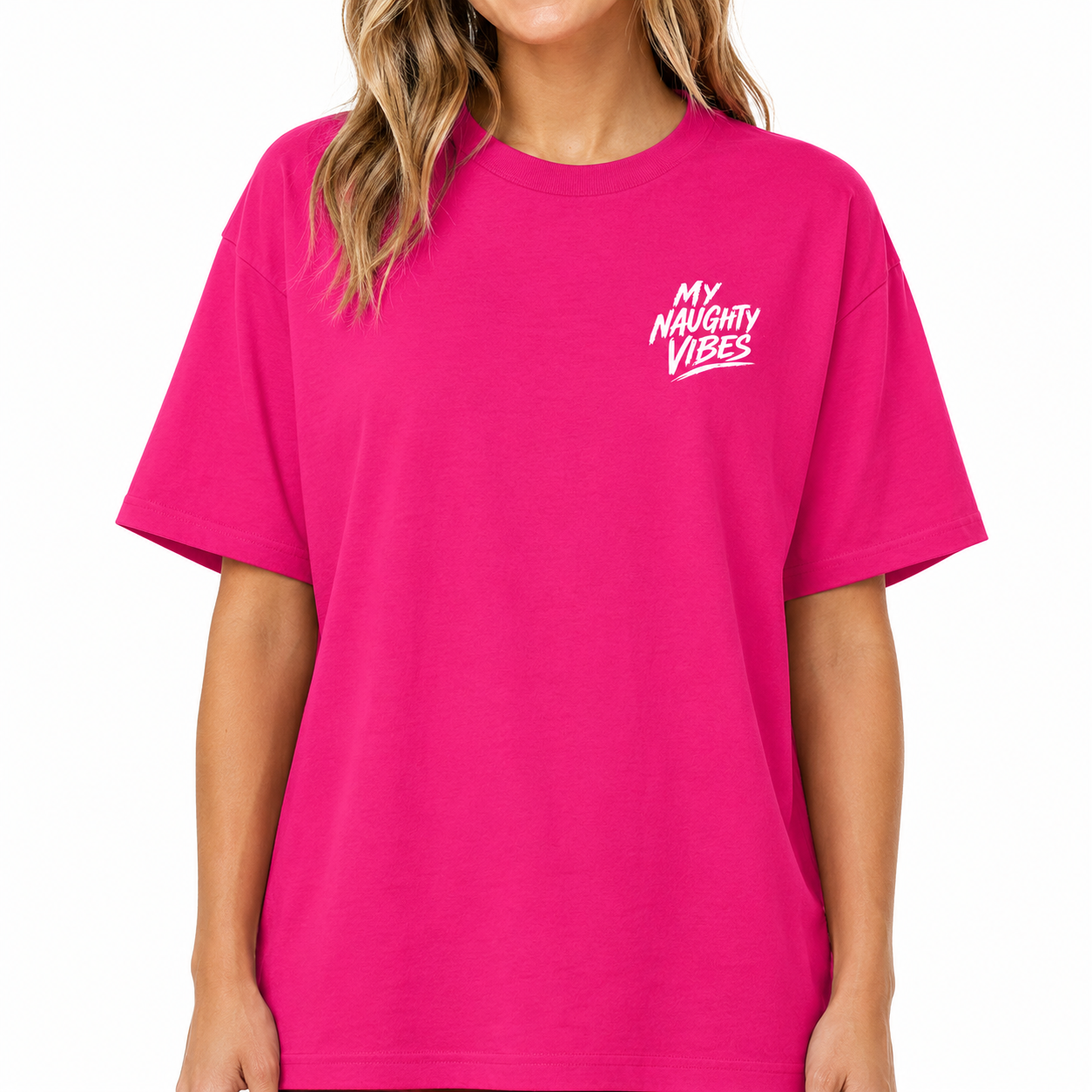 My Naughty Vibes **Helping Others T-Shirt - Pink**