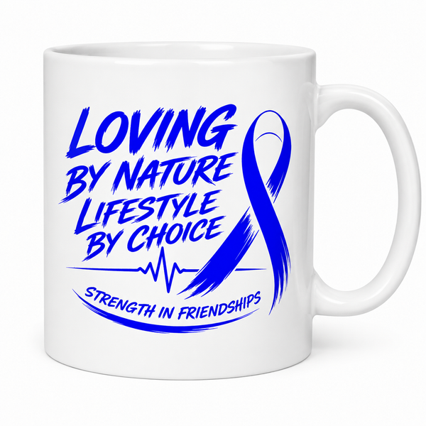 **Helping Others Mug - Blue**