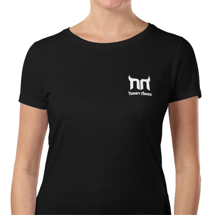 Naughty Norfolk Lady Fit T-Shirt - Top Logo