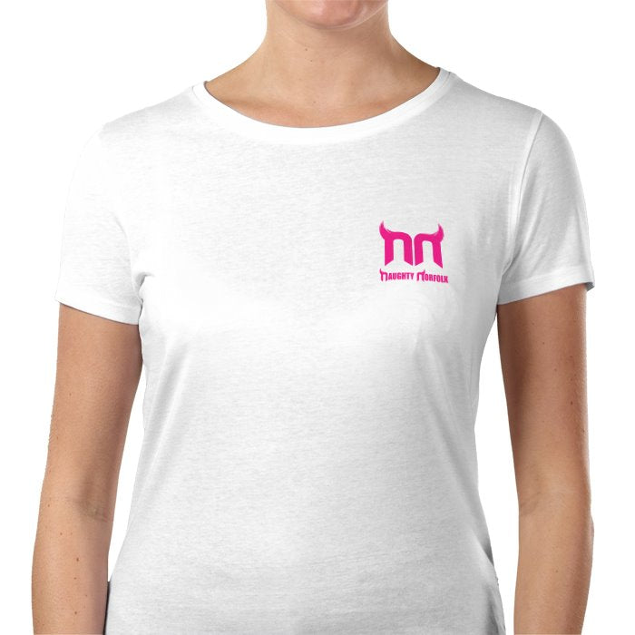 Naughty Norfolk Lady Fit T-Shirt - Top Logo