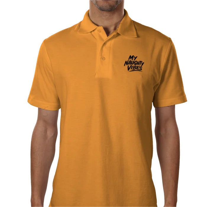 My Naughty Vibes Polo Shirt - Slogan Logo