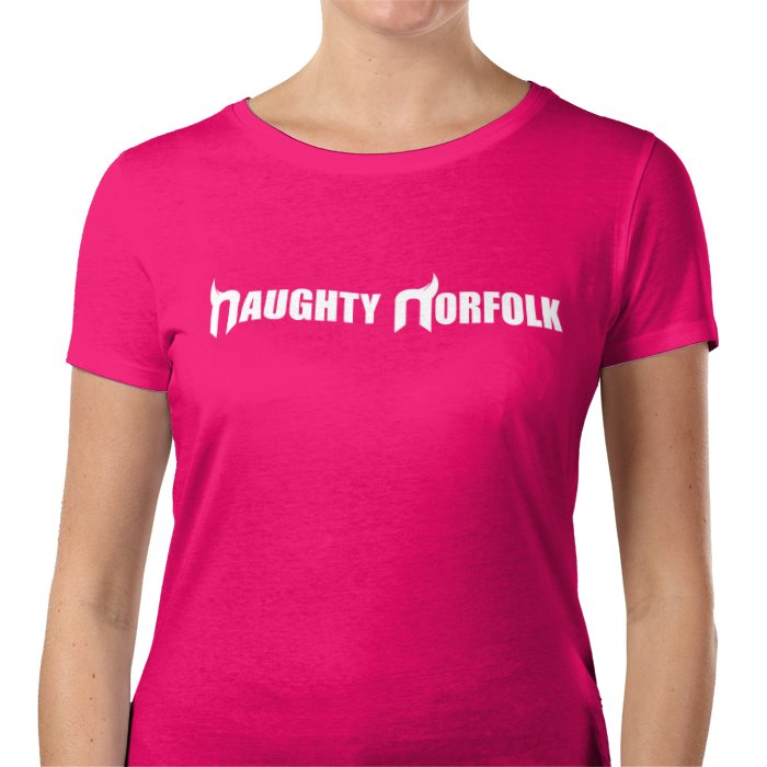 Naughty Norfolk Logo **Helping Others T-Shirt - Pink**