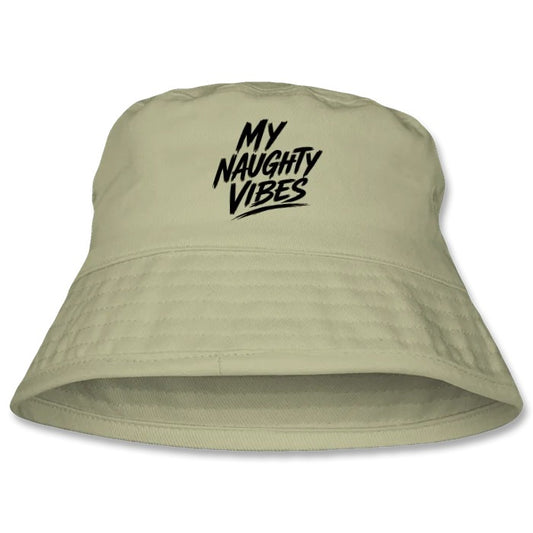 My Naughty Vibes Bucket Hat - Slogan Logo