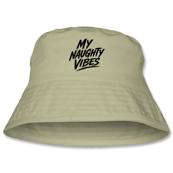 My Naughty Vibes Bucket Hat - Slogan Logo