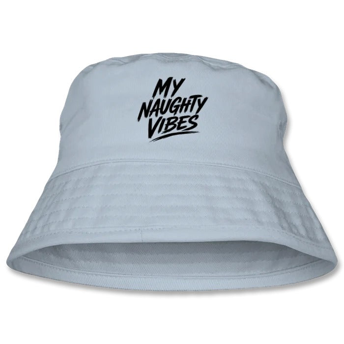 My Naughty Vibes Bucket Hat - Slogan Logo