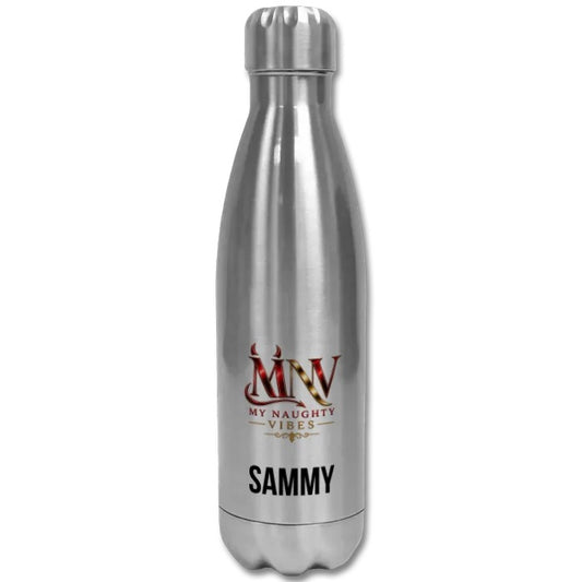 My Naughty Vibes Stainless Steel Bottle + Name