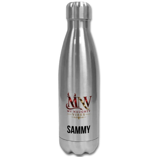 My Naughty Vibes Stainless Steel Bottle + Name