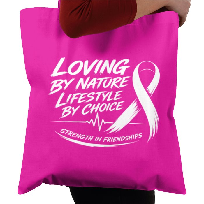**Helping Others Tote Bag - Pink**