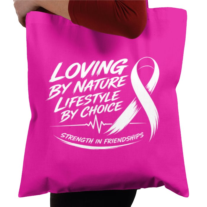 **Helping Others Tote Bag - Pink**