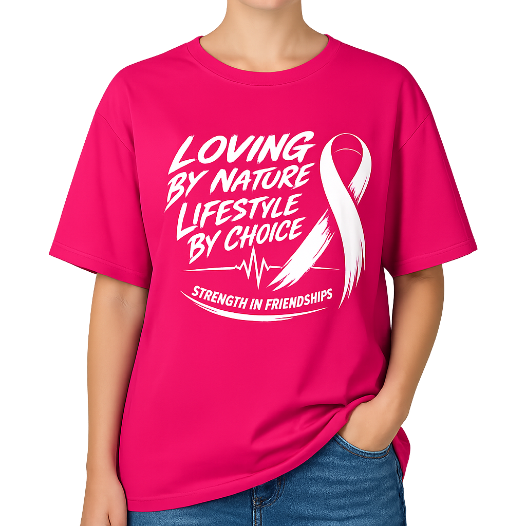 **Helping Others T-Shirt - Pink**